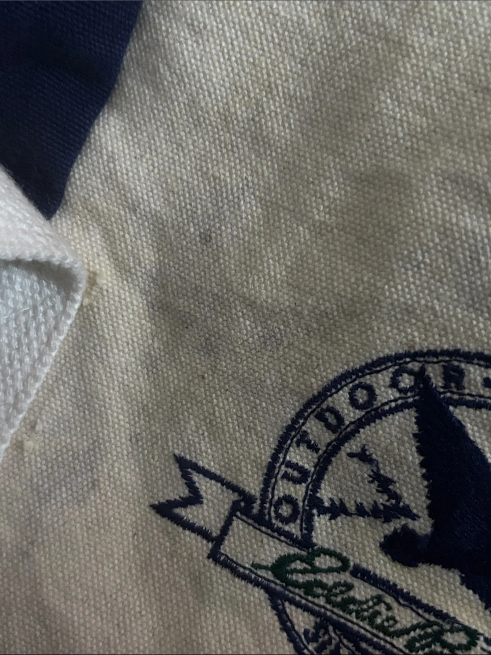 Eddie Bauer canvas duffel